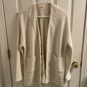Marine Layer Cream Knit Cardigan